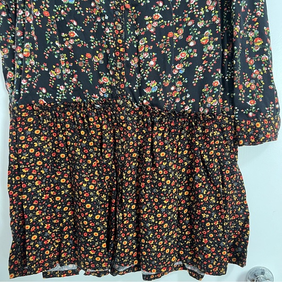 Maeve by Anthropologie Marlie Button-Front Chambray Tunic Dress - Picture 7 of 12